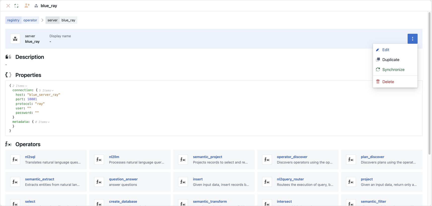 Operator Registry Configuration